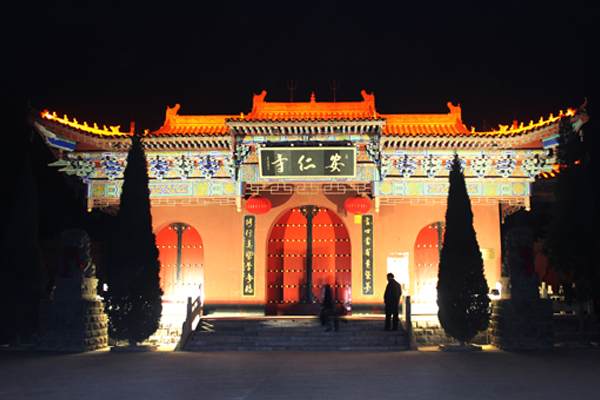 邯郸安仁寺夜景亮化工程赏析