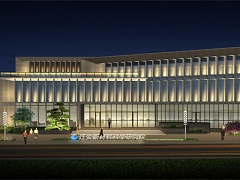 迁安新材料科学研究院办公楼、园区夜景亮化及景观照明设计方案
